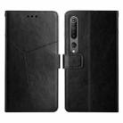 For Xiaomi Mi 10 / Mi 10 Pro Y Stitching Horizontal Flip Leather Phone Case(Black) - 1