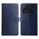 For Xiaomi Mi 11 Ultra Y Stitching Horizontal Flip Leather Phone Case(Blue) - 1