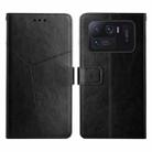 For Xiaomi Mi 11 Ultra Y Stitching Horizontal Flip Leather Phone Case(Black) - 1