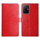 For Xiaomi Mi 11T / 11T Pro Y Stitching Horizontal Flip Leather Phone Case(Red) - 1