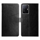 For Xiaomi Mi 11T / 11T Pro Y Stitching Horizontal Flip Leather Phone Case(Black) - 1