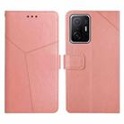 For Xiaomi Mi 11T / 11T Pro Y Stitching Horizontal Flip Leather Phone Case(Rose Gold) - 1
