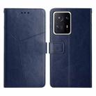 For Xiaomi Mi Mix4 Y Stitching Horizontal Flip Leather Phone Case(Blue) - 1