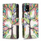 For ZTE Blade  A31 Colored Drawing Pattern Zipper Horizontal Flip Phone Leather Case(Tree) - 1