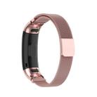 For  Huawei Band 3 & 4 Pro Milanese Strap(Rose Pink) - 1