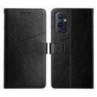For OnePlus 9 Pro Y Stitching Horizontal Flip Leather Phone Case(Black) - 1