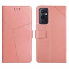 For OnePlus 9 Pro Y Stitching Horizontal Flip Leather Phone Case(Rose Gold) - 1