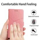 For OnePlus Nord CE 5G Y Stitching Horizontal Flip Leather Phone Case(Rose Gold) - 6