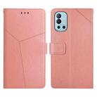 For OnePlus 9R Y Stitching Horizontal Flip Leather Phone Case(Rose Gold) - 1