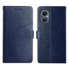 For OnePlus Nord N20 5G Y Stitching Horizontal Flip Leather Phone Case(Blue) - 1