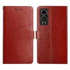 For ZTE Axon 30 Y Stitching Horizontal Flip Leather Phone Case(Brown) - 1