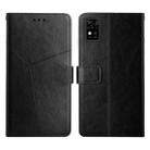 For ZTE Blade A31 Y Stitching Horizontal Flip Leather Phone Case(Black) - 1