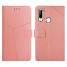 For ZTE Libero 5G Y Stitching Horizontal Flip Leather Phone Case(Rose Gold) - 1