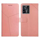 For ZTE Blade V30 Y Stitching Horizontal Flip Leather Phone Case(Rose Gold) - 1