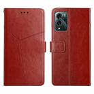 For ZTE Blade V40 Pro Y Stitching Horizontal Flip Leather Phone Case(Brown) - 1