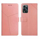 For ZTE Blade V40 Pro Y Stitching Horizontal Flip Leather Phone Case(Rose Gold) - 1