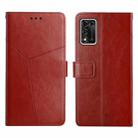 For ZTE Libero 5G II Y Stitching Horizontal Flip Leather Phone Case(Brown) - 1