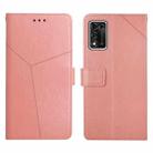 For ZTE Libero 5G II Y Stitching Horizontal Flip Leather Phone Case(Rose Gold) - 1