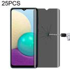 25 PCS Full Cover Anti-peeping Tempered Glass Film For Samsung Galaxy A02 - 1