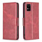 For ZTE Blade  A31 Lambskin Texture Leather Phone Case(Red) - 1