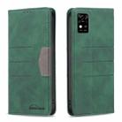 For ZTE Blade  A31 Magnetic Splicing Leather Phone Case(Green) - 1