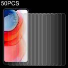 50 PCS 0.26mm 9H 2.5D Tempered Glass Film For Motorola Moto G Play 2022 - 1