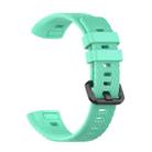 For Huawei Band 3 & 4 Pro Silicone Watch Band(Duck Green) - 1