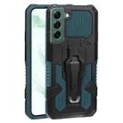 For Samsung Galaxy S22+ 5G Armor Warrior Shockproof PC + TPU Phone Case(Army Green) - 1
