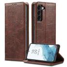 For Samsung Galaxy S22+ 5G Vintage Bark Texture Wallet Leather Phone Case(Brown) - 1