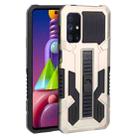 For Samsung Galaxy M52 5G All Inclusive Double-color TPU + PC Phone Case(Gold) - 1