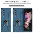 For Samsung Galaxy Z Fold3 5G Matte UV Shockproof Phone Case(Dark Blue) - 7