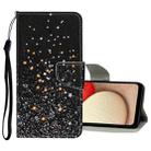 For Samsung Galaxy A03s EU Version Colored Drawing Pattern Flip Leather Case(Five-pointed Star) - 1