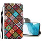 For Samsung Galaxy S22 5G Colored Drawing Pattern Flip Leather Case(Ethnic Style) - 1