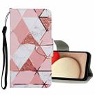 For Samsung Galaxy S22 Ultra 5G Colored Drawing Pattern Flip Leather Case(Marble) - 1