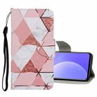 For Xiaomi Redmi K40 Colored Drawing Pattern Flip Leather Case(Marble) - 1