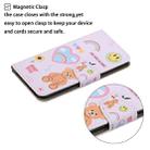 For Xiaomi Redmi Note 10 5G Colored Drawing Pattern Flip Leather Case(Smiling Bear) - 4