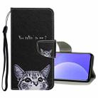 For Xiaomi Mi 10T / 10T Pro 5G Colored Drawing Pattern Flip Leather Case(Little Cat) - 1