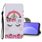 For Xiaomi 11T Colored Drawing Pattern Flip Leather Case(Crown Unicorn) - 1