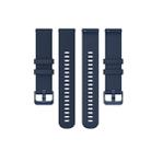 For Huawei Honor S1 Silicone Watch Band(Navy Blue) - 1