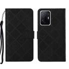 For Xiaomi Mi 11T Ethnic Style Embossed Pattern Leather Phone Case(Black) - 1