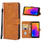 For Alcatel 1B 2022 Leather Phone Case(Brown) - 1