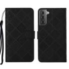 For Samsung Galaxy S22+ 5G Ethnic Style Embossed Pattern Leather Phone Case(Black) - 1