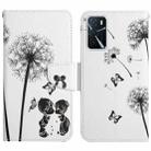 For OPPO A16 Painted Pattern Flip Leather Phone Case(Dandelion) - 1