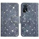 For OPPO A16 Painted Pattern Flip Leather Phone Case(Gypsophila) - 1