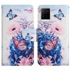 For vivo Y21 / Y21S / Y33S Painted Pattern Flip Leather Phone Case(Purple Butterfly) - 1