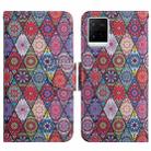 For vivo Y21 / Y21S / Y33S Painted Pattern Flip Leather Phone Case(Kaleidoscope) - 1
