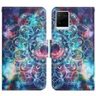 For vivo Y21 / Y21S / Y33S Painted Pattern Flip Leather Phone Case(Starry Mandala) - 1