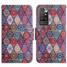 For Xiaomi Redmi 10 Painted Pattern Flip Leather Phone Case(Kaleidoscope) - 1