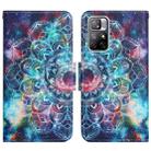 For Xiaomi Redmi Note 11 5G China Painted Pattern Flip Leather Phone Case(Starry Mandala) - 1