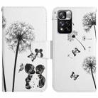 For Xiaomi Redmi Note 11 Pro 5G China Painted Pattern Flip Leather Phone Case(Dandelion) - 1